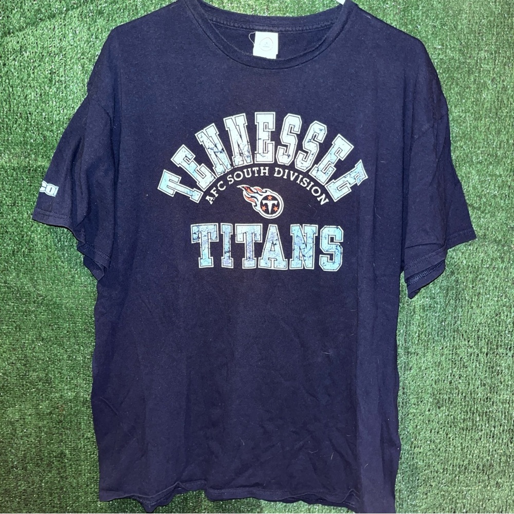 Tennessee Titans Vintage Y2K Navy Blue Shirt XL Delta tag NFL Nashville